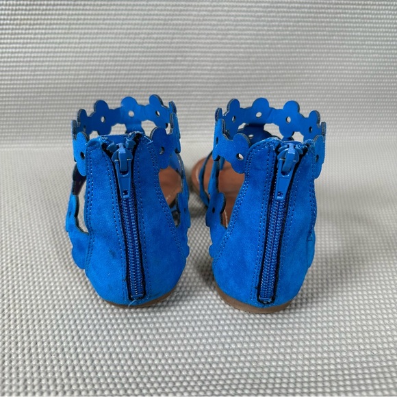 Carlos Santana Deep Blue Gladiator Zip Up Sandals. Women’s US 7 - Picture 5 of 6